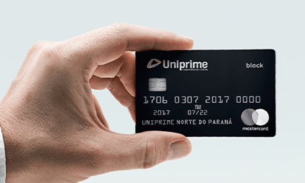 Cartão De Crédito Uniprime Mastercard Black