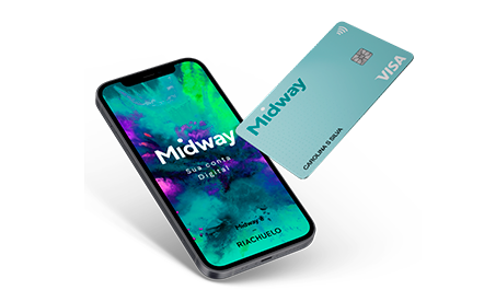Midway é conta e é cartão de crédito. Confira!