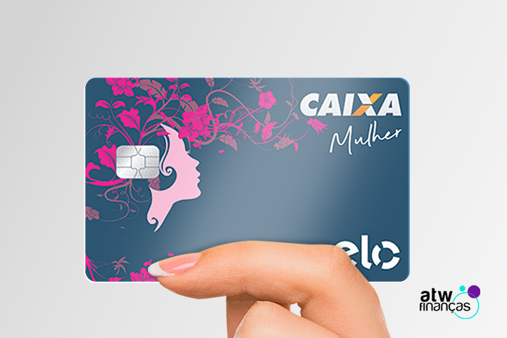 Cartão Caixa Mulher Elo Grafite